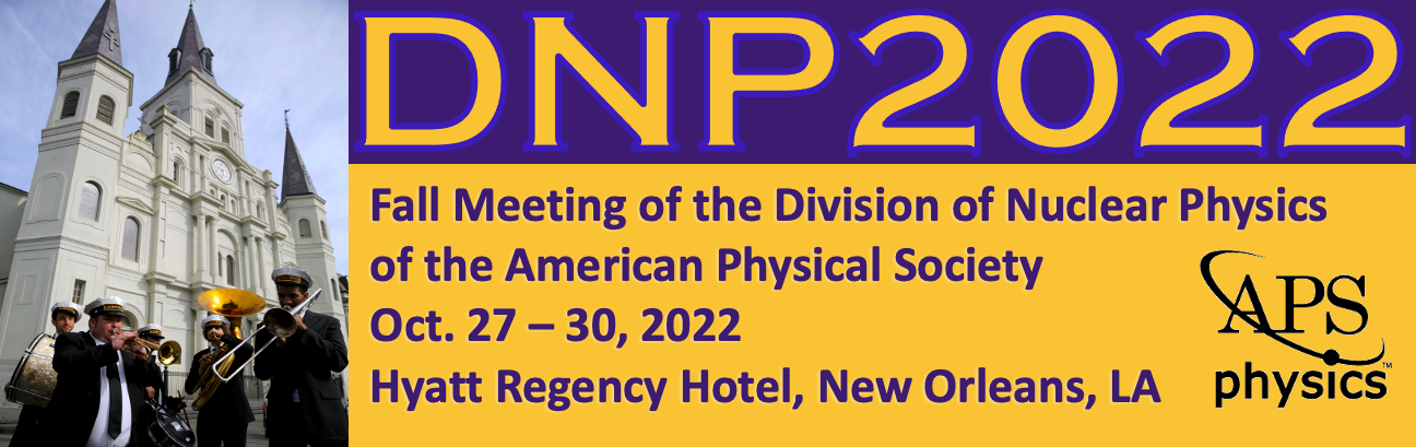 2020 Fall Meeting of the Division of Nuclear Physics of the American Physical Society
