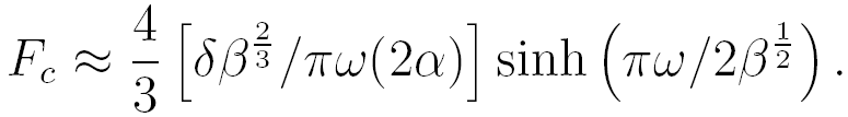 Formula 1.2: Condition for onset of chaos.